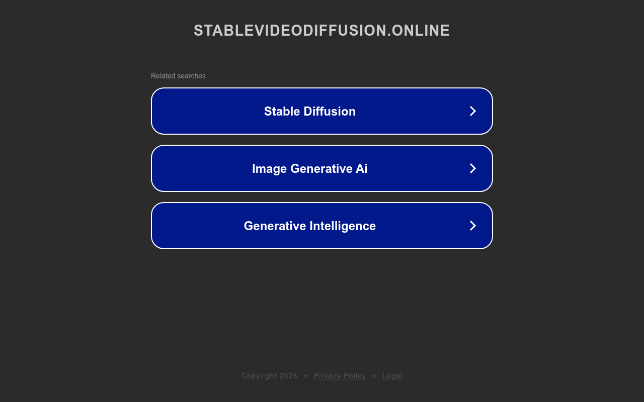 Stable Video Diffusion Online