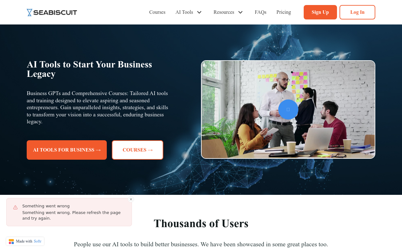 Seabiscuit Business GPTs - Start Your Business Legacy