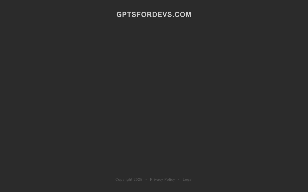 Code Gen GPTs for iOS Devs