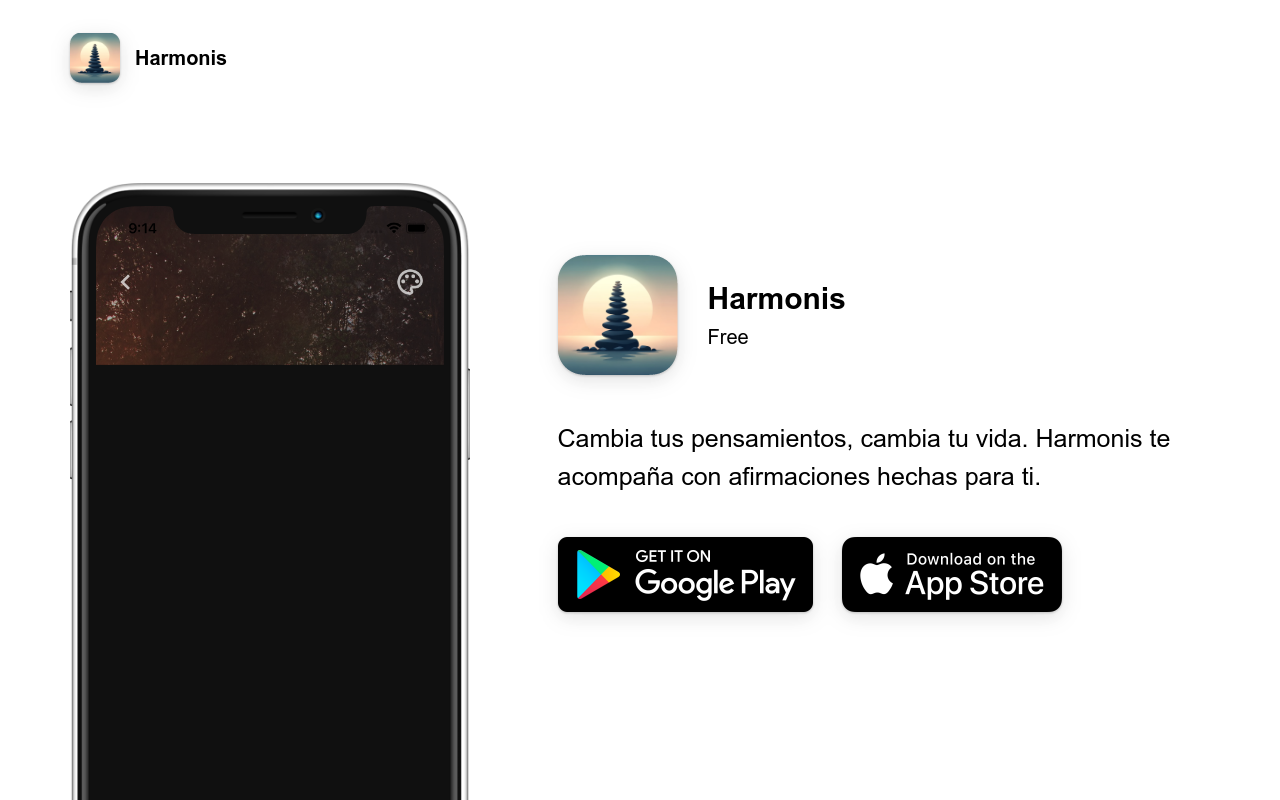 Harmonis - Afirmaciones Personalizadas