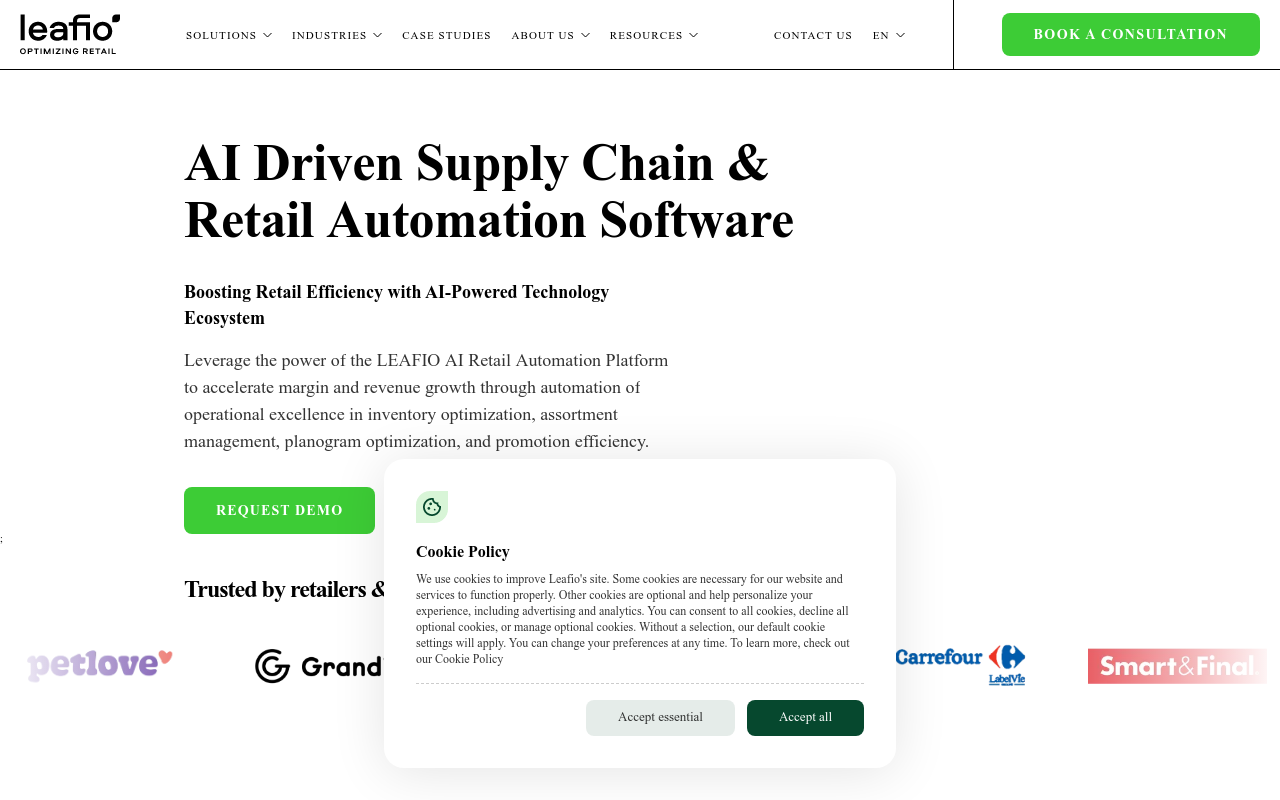 LEAFIO AI Retail Platform
