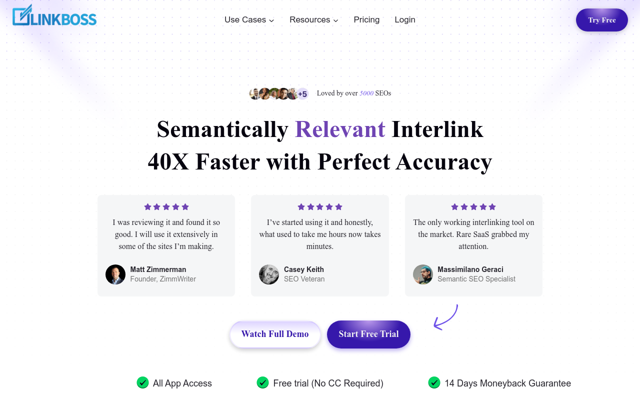 LinkBoss: AI-Powered Interlinking Tool