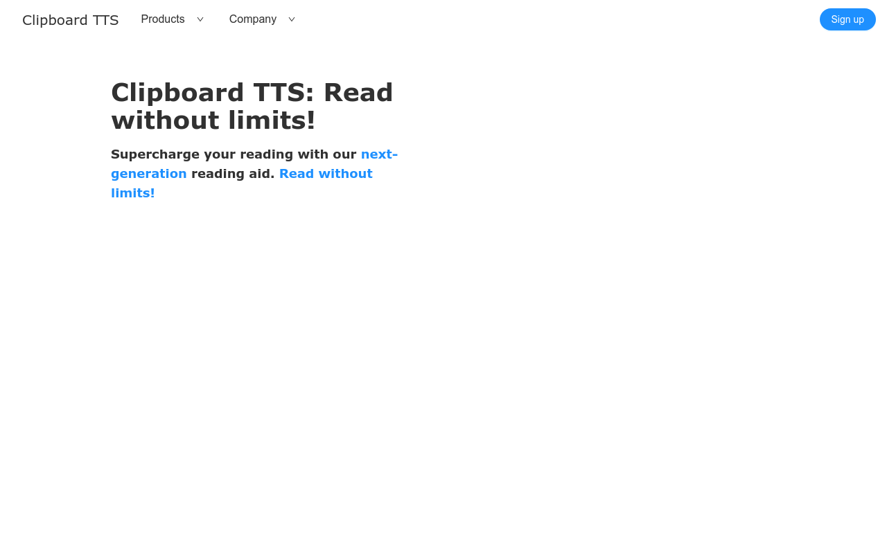 Clipboard TTS