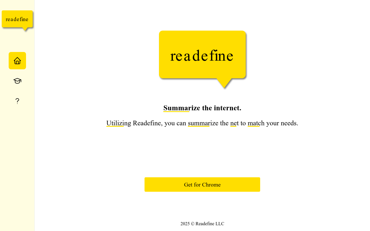 Readefine