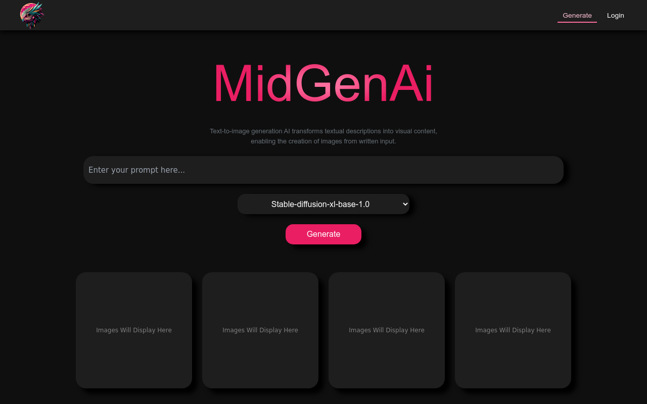MidGenAI Free Text To Image