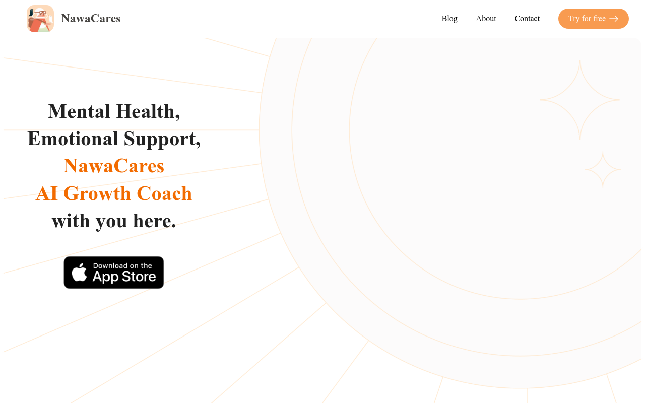 NawaCares: AI Therapy & Journal
