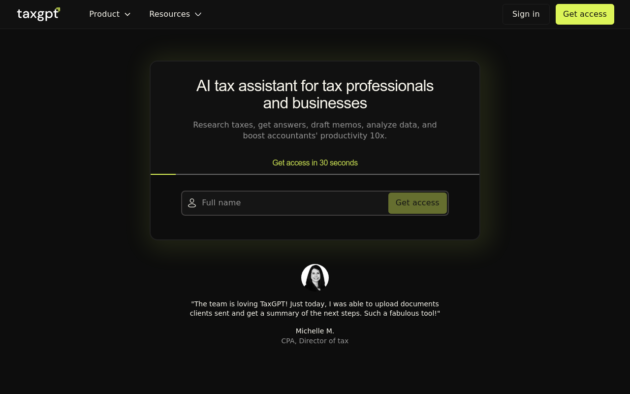 TaxGPT: Your AI Tax Assistant