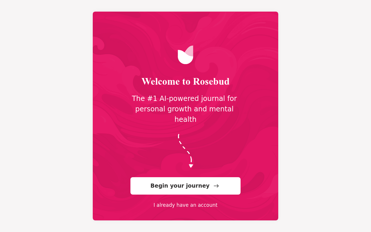 Rosebud - AI Journal for Personal Growth