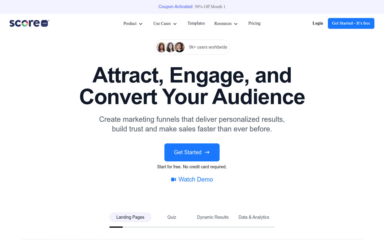 ScoreApp: Advanced Quiz Funnel Marketing | Quiz Software