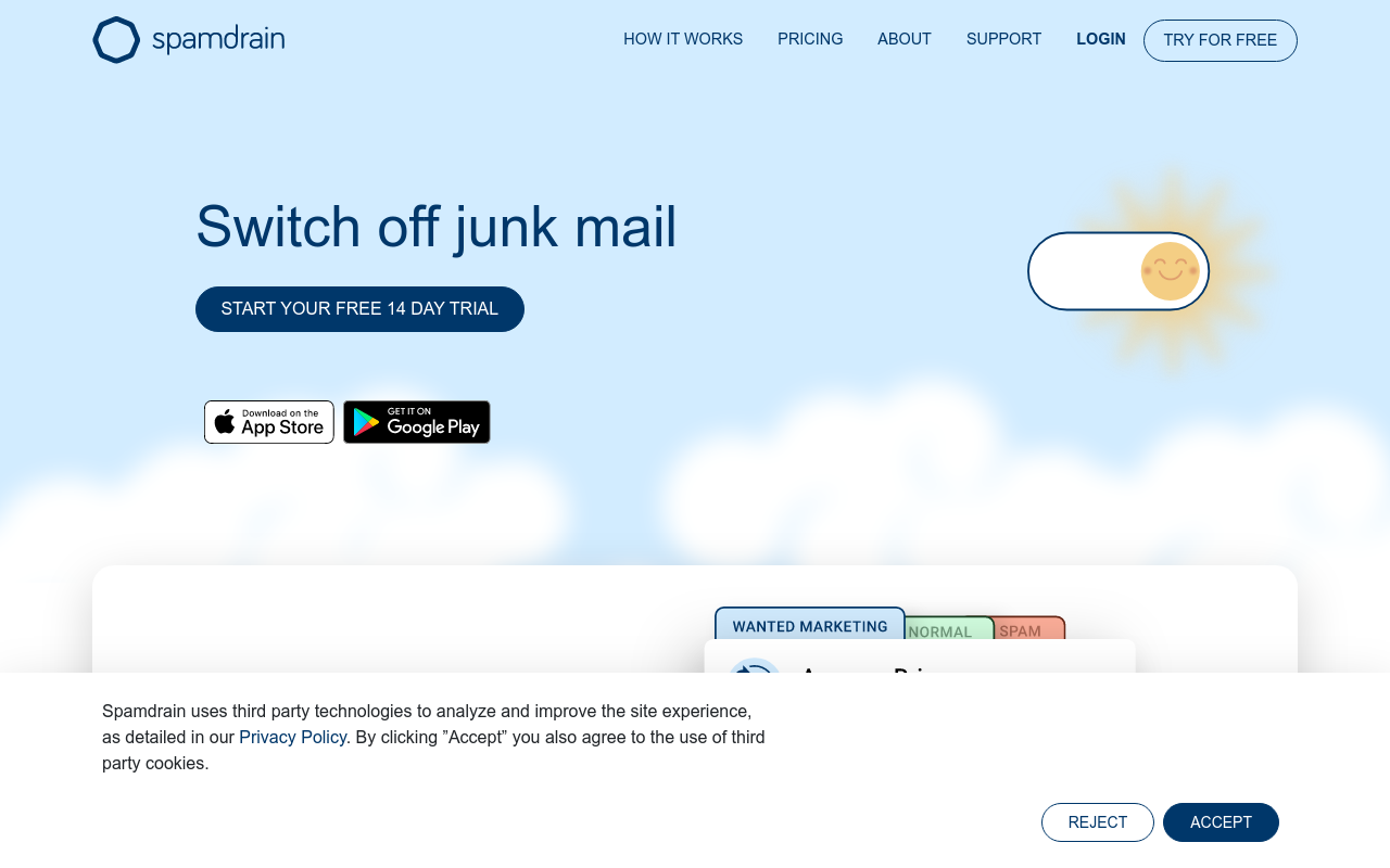 Spamdrain antispam