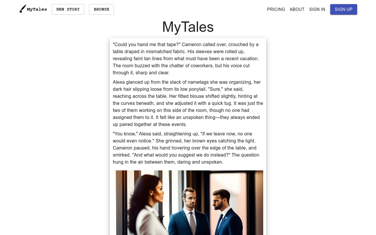 MyTales - AI Powered Story Generator