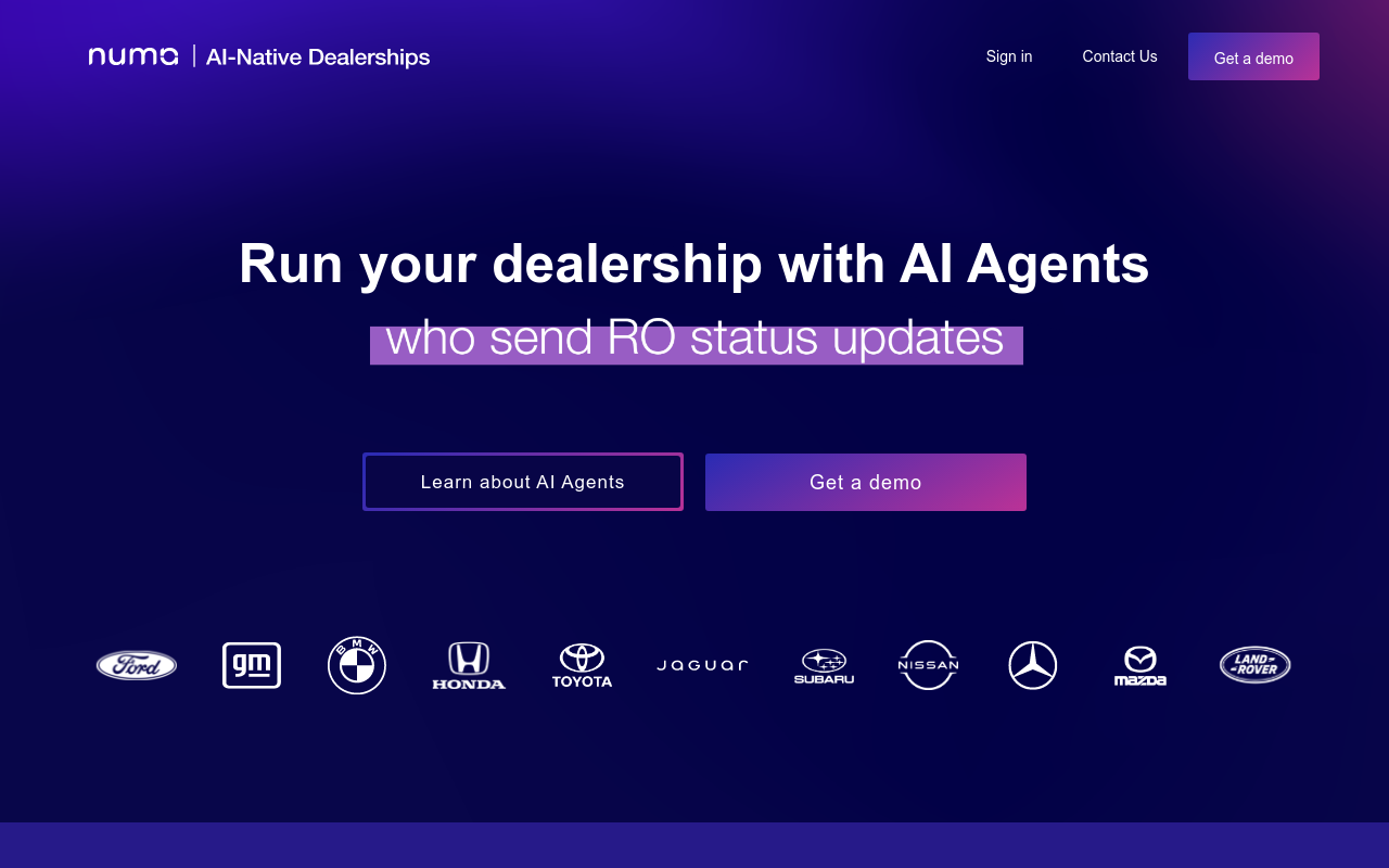 Numa | AI for Dealerships