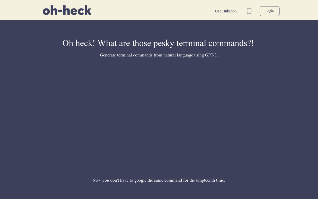Oh-heck