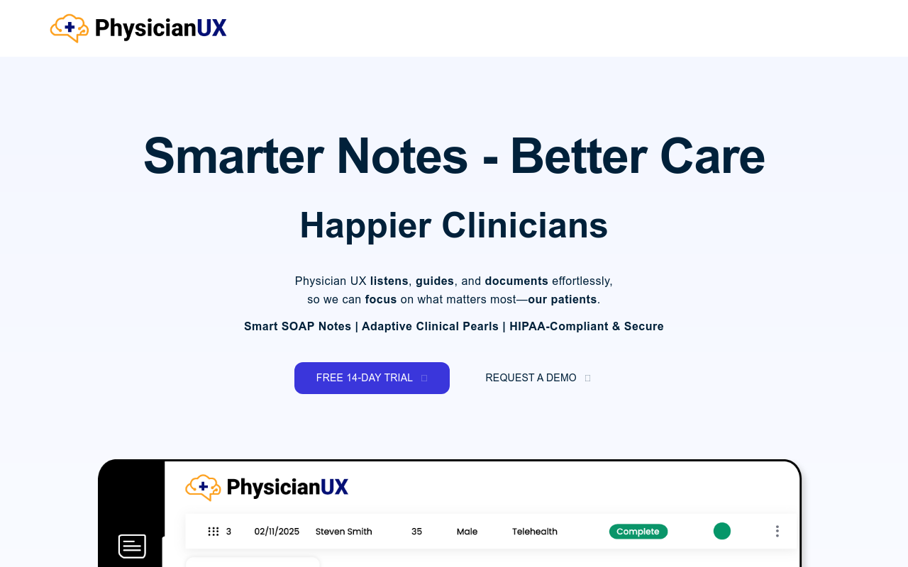 Physician UX
