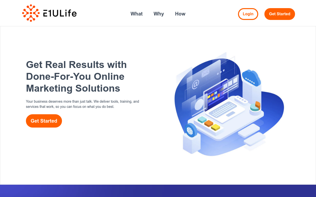 E1U Life All-in-one marketing platform