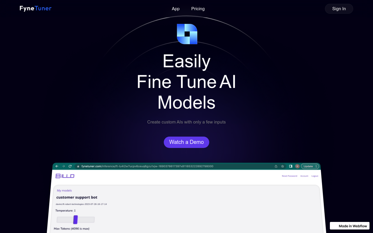 Control - Webflow HTML website template