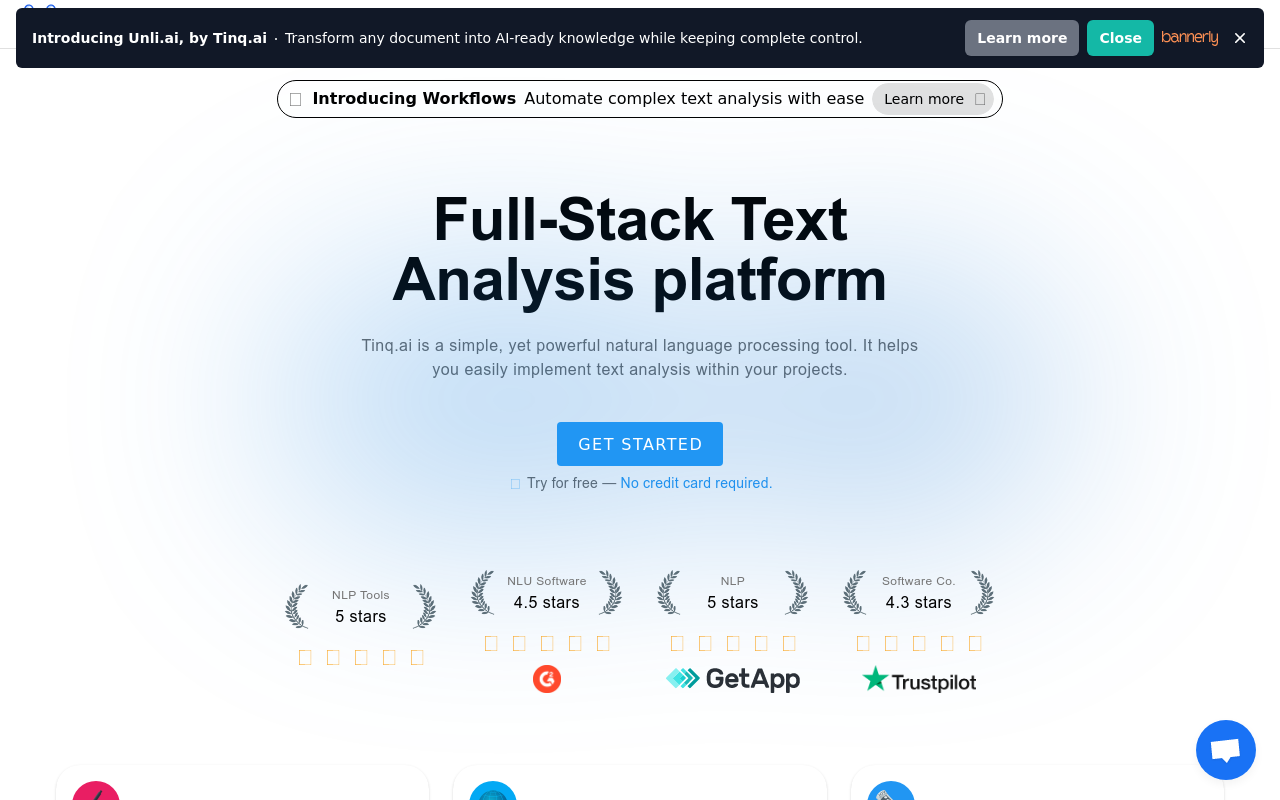 Tinq.ai - NLP API