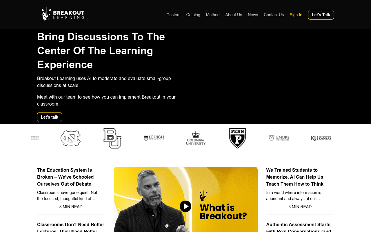 Breakout Learning