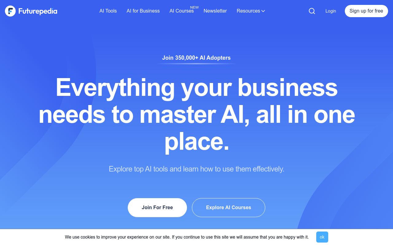 Futurepedia - Find The Best AI Tools & Software