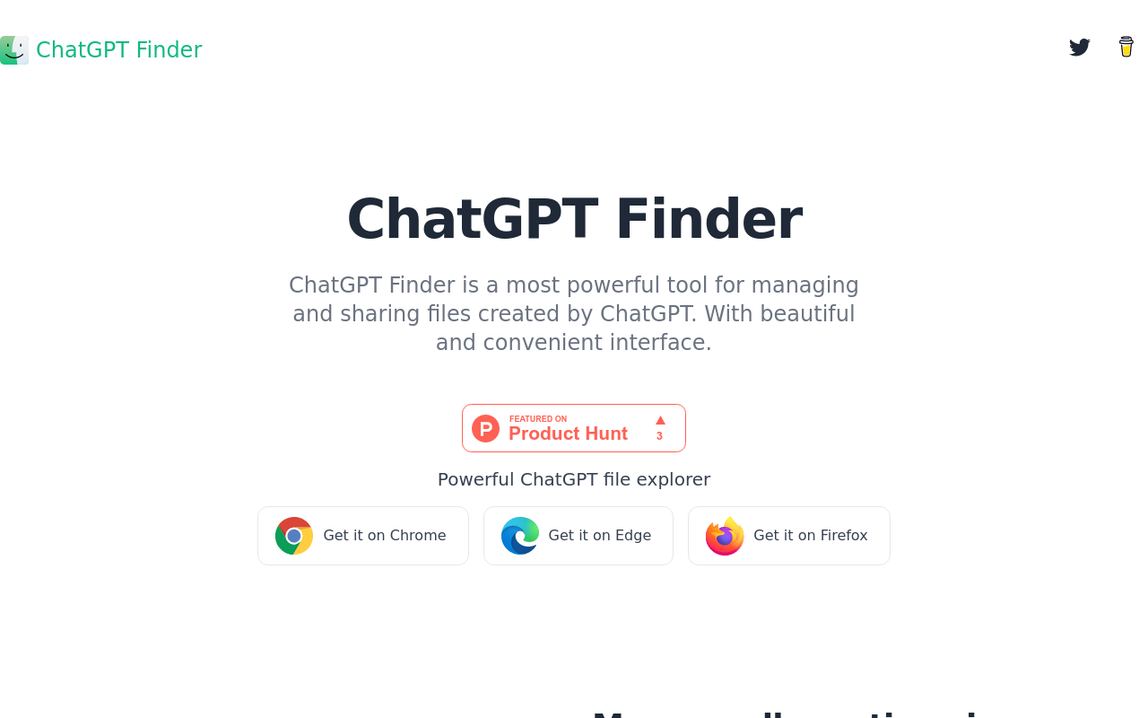 ChatGPT Finder