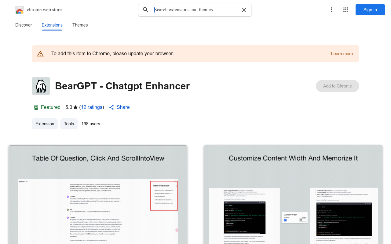 BearGPT - Chatgpt Enhancer