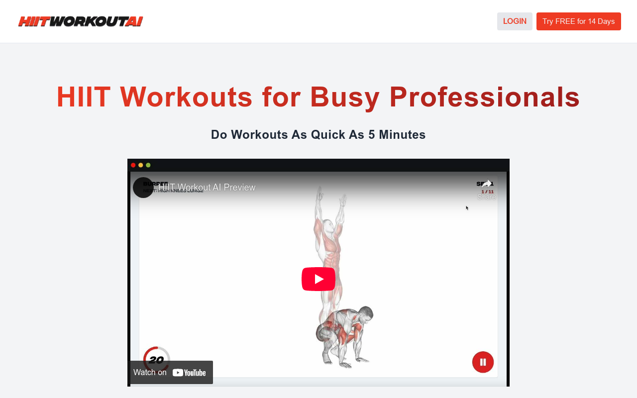 HIIT Workout AI