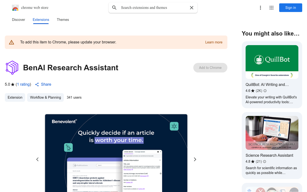 BenAI Research Assistant