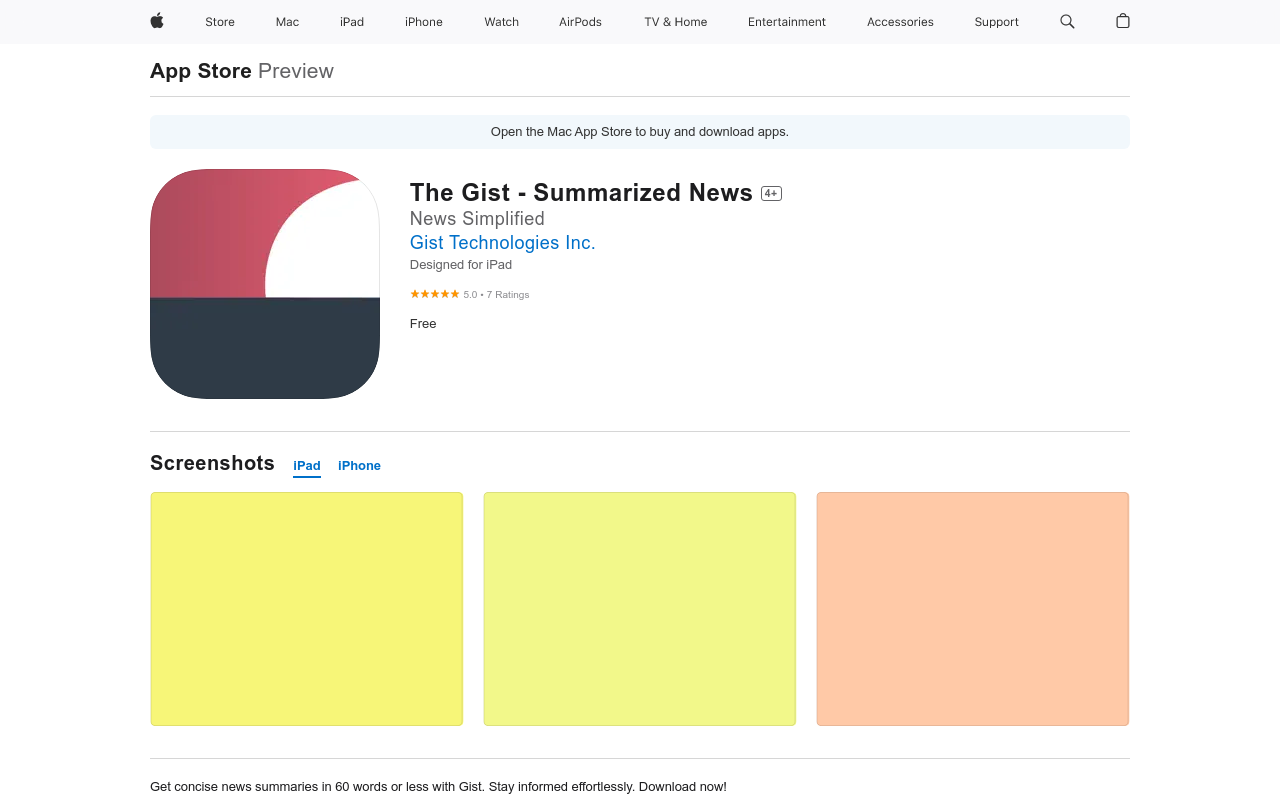 The Gist- AI Summarized News App