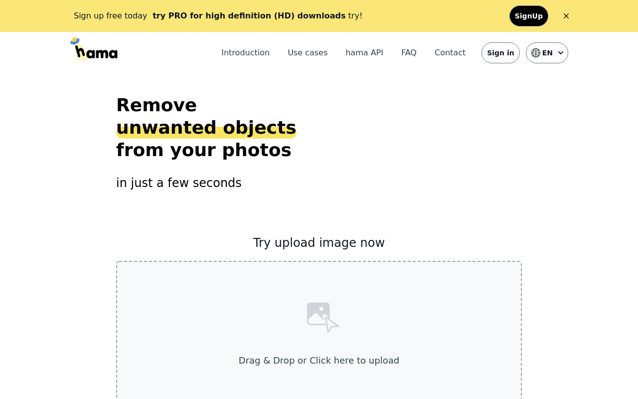 Hama - Image Editing