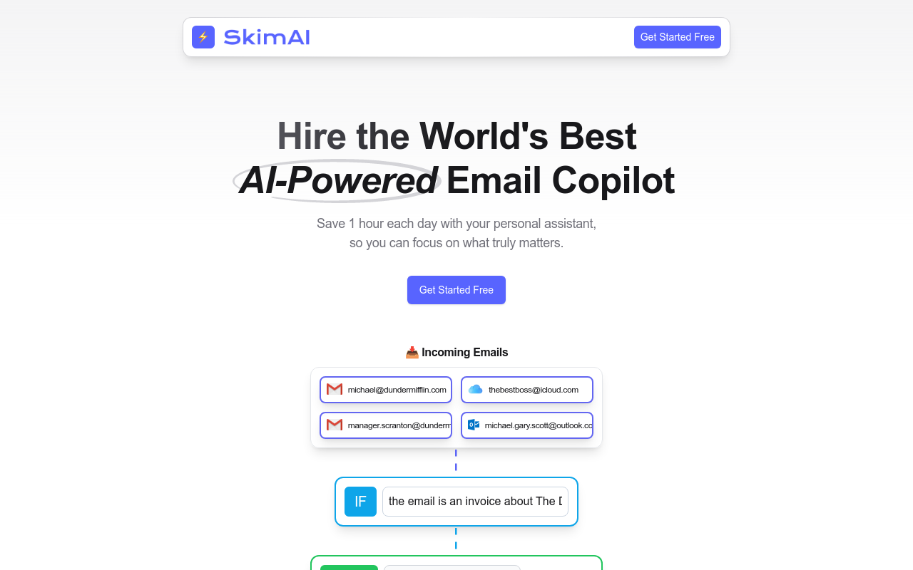 SkimAI - Productivity Assistant