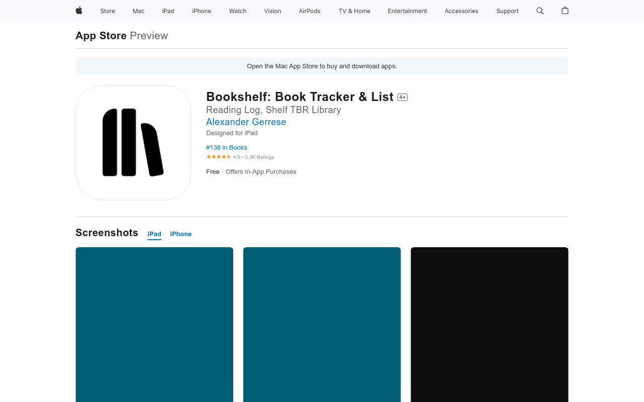 Bookshelf: A Better Reading Tracker