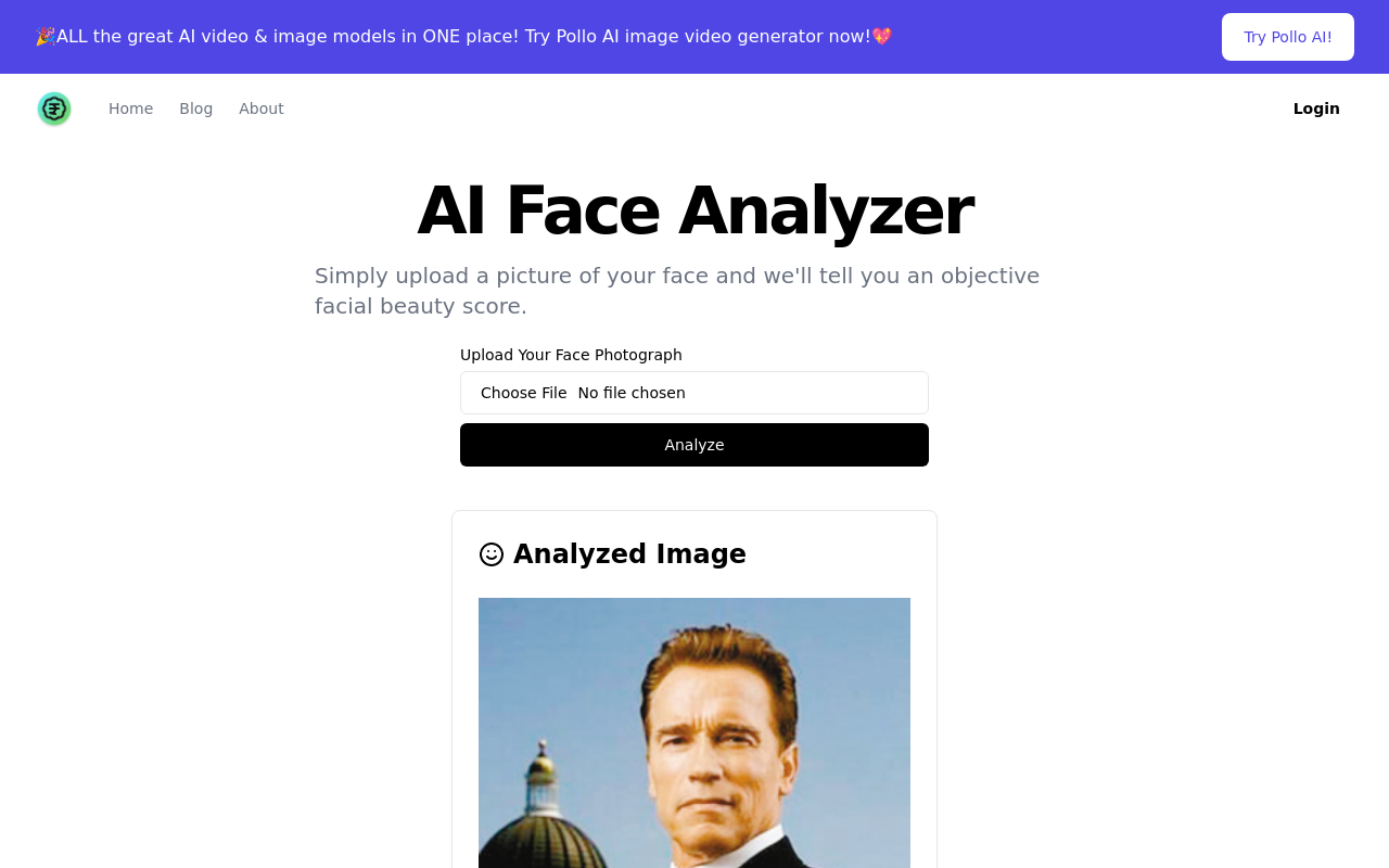 AI Face Analyzer-Beauty Score Calculator